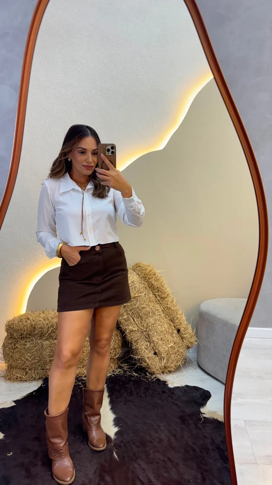 Camisa Cropped