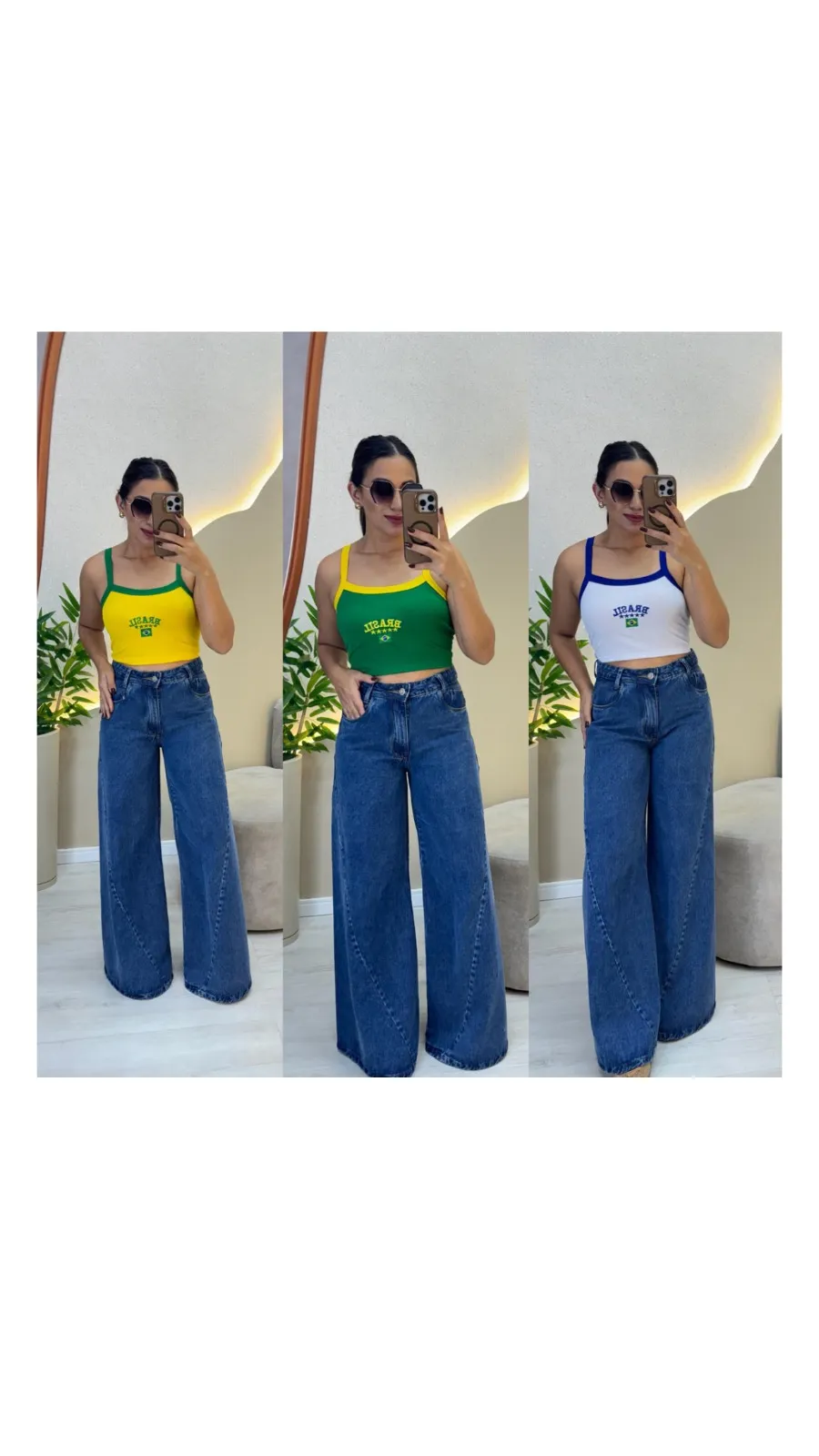 Imagem principal de Cropped alça Brasil 