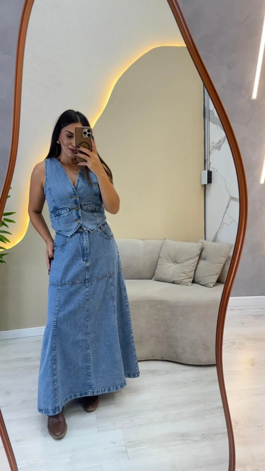 Colete jeans
