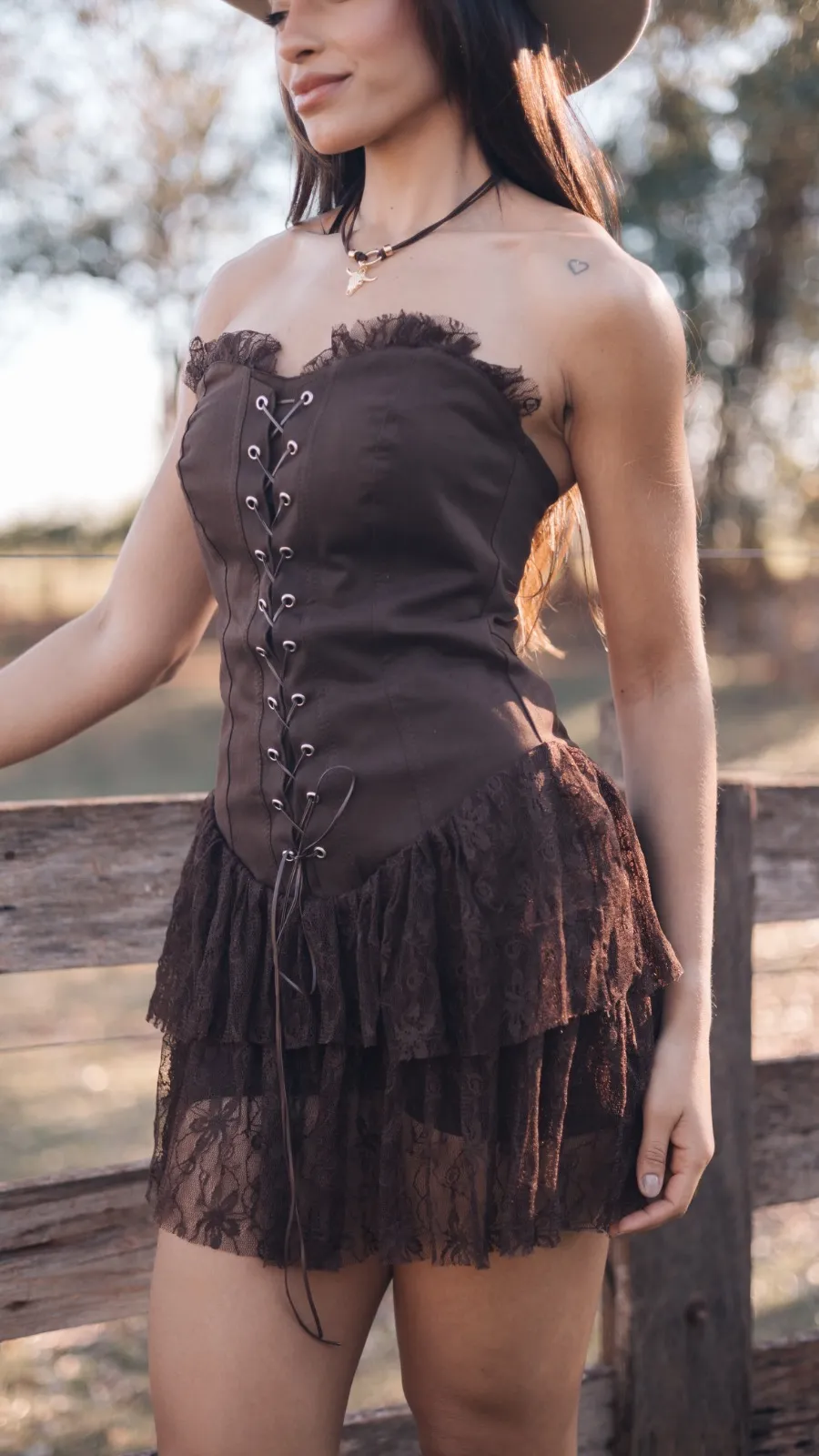 Vestido de renda