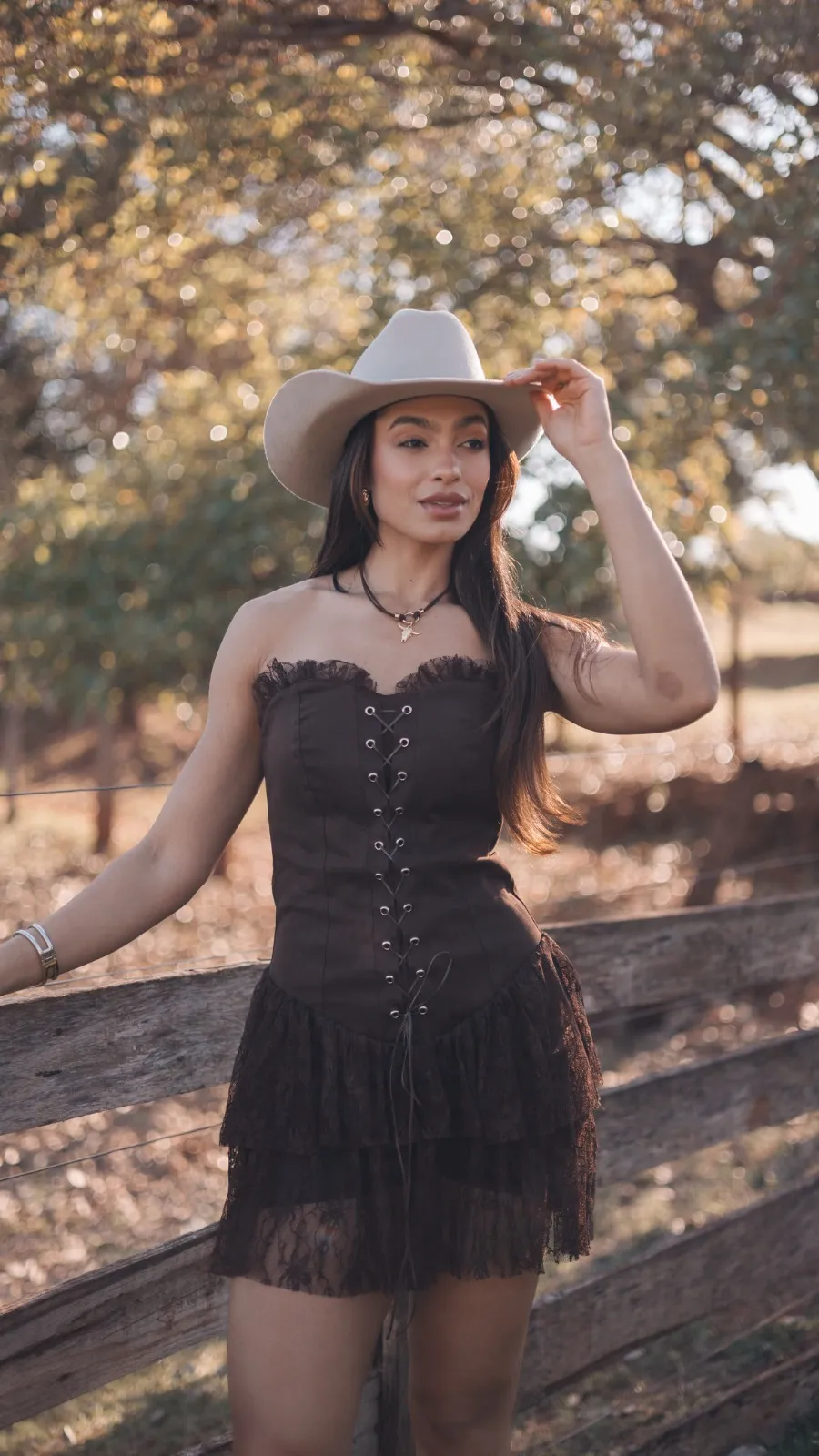 Vestido de renda