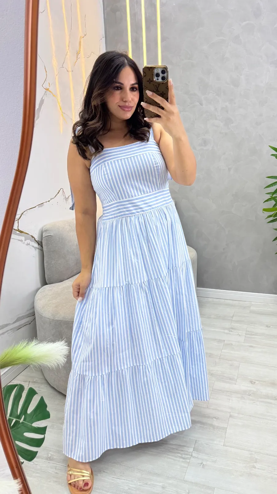 Imagem do Produto vestido longo tricoline