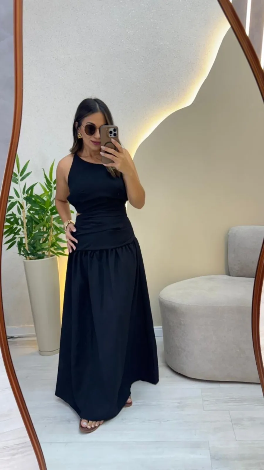 Imagem principal de Vestido longo costas nua