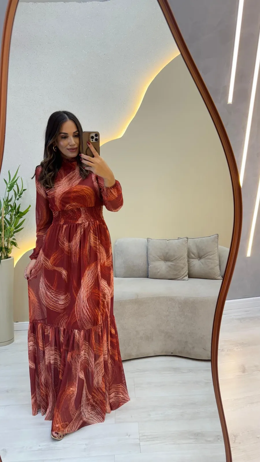 Vestido longo tule