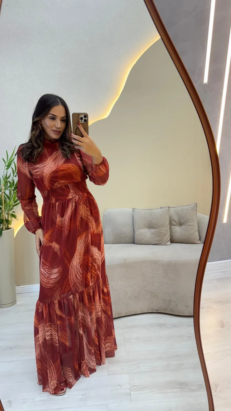 Vestido longo tule